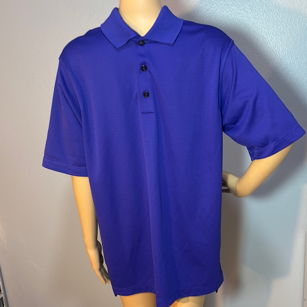 ADIDAS Men's Purple Polo Athletic Shirt